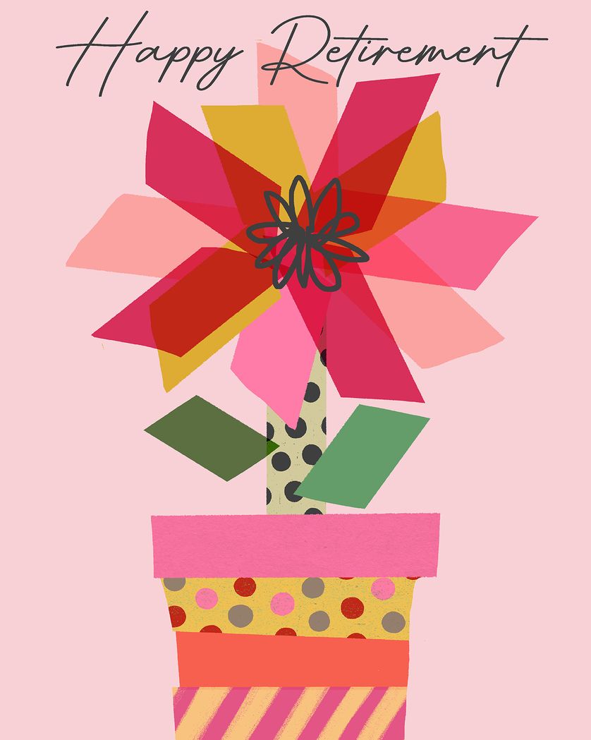 Card design "Washi day - group retirement ecard"