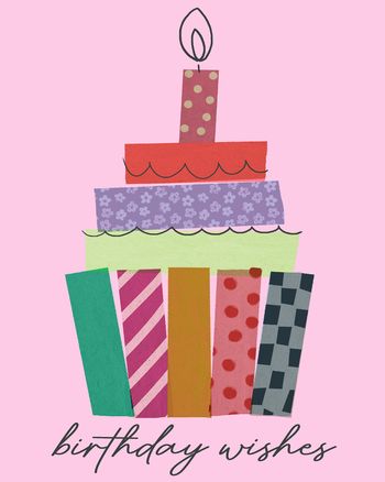 Use Washi day - group birthday ecard