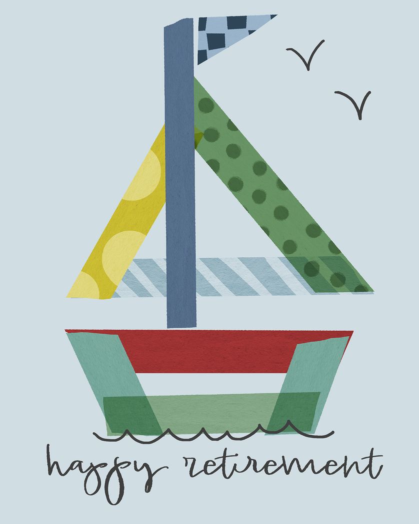 Card design "Washi day - group retirement ecard"