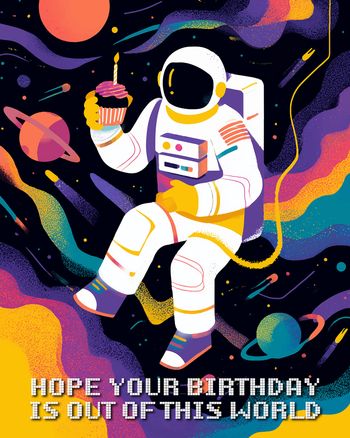Use Trippy astro - group birthday ecard