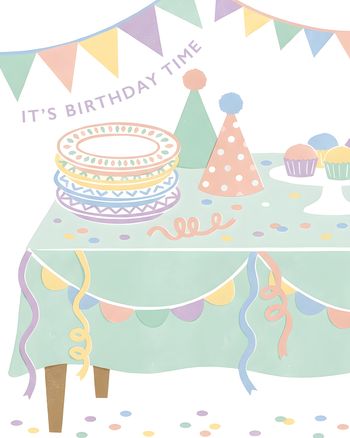 Use Riso party - group birthday ecard