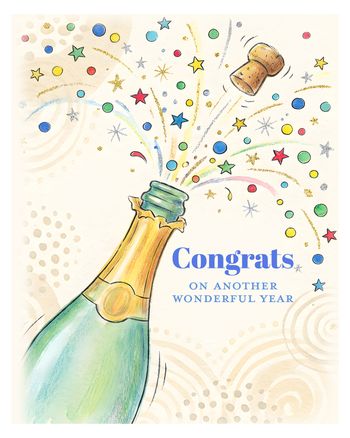 Use Jolly celebration - group anniversary ecard