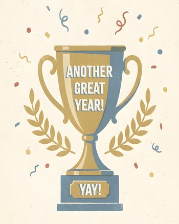 Use Riso Trophy - group annoversary ecard