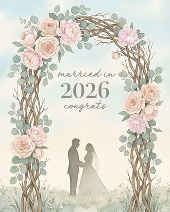 Use Wedding arbor  - group ecard