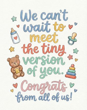 Use Mini Me - group baby ecard