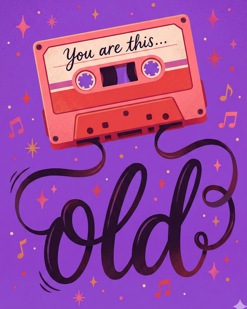 Card design "Tape spool - group birthday ecard"