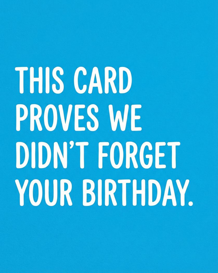 Card design "Evidence - group birthday ecard"