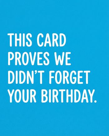 Use Evidence - group birthday ecard