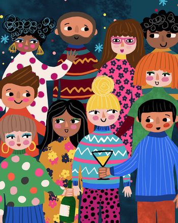 Use Office Party - group ecard