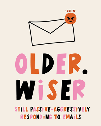 Use As per my last email - group birthday ecard