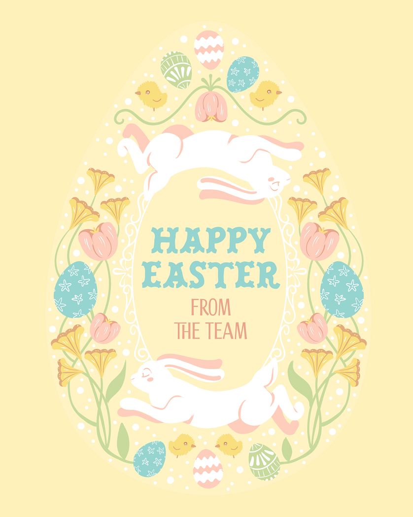 Card design "Faberge - group easter ecard"