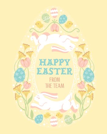 Use Faberge - group easter ecard