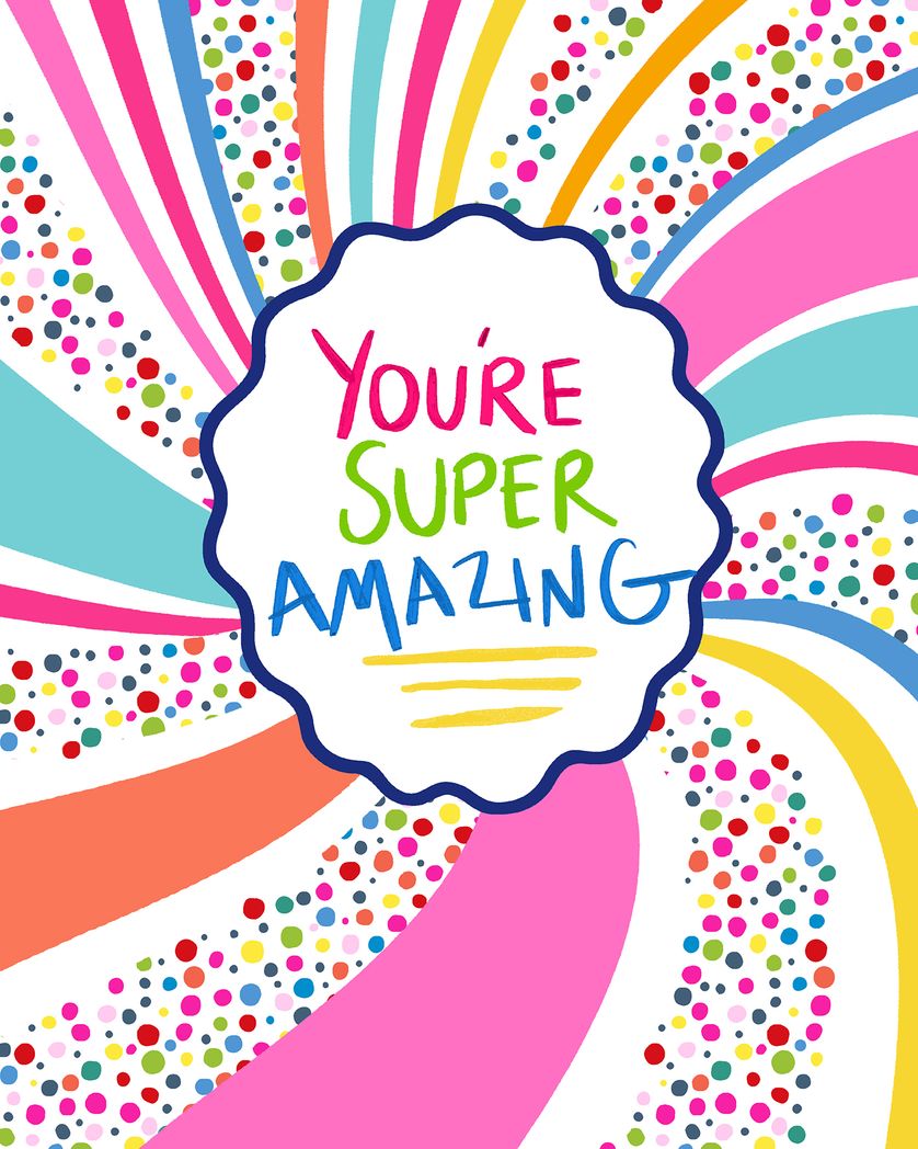 Card design "Sprinkle starshine - group employee appreciation ecard"