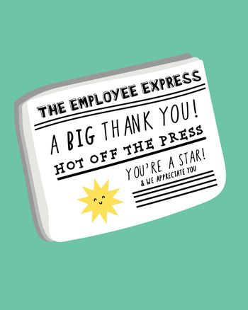 Use Extra Extra - group employee appreciation ecard