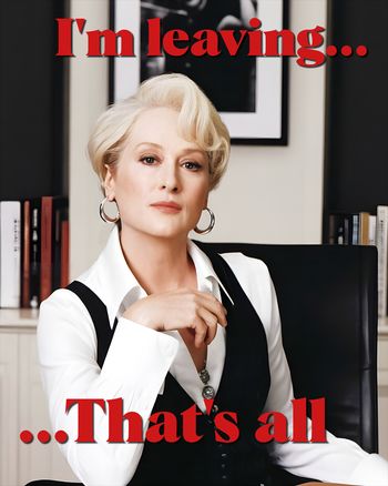 Use Leaving is the new black - group leaving ecard