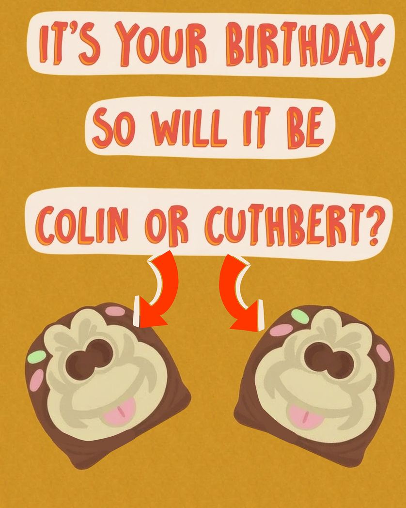 Card design "Caterpillar Battle - group birthday ecard"