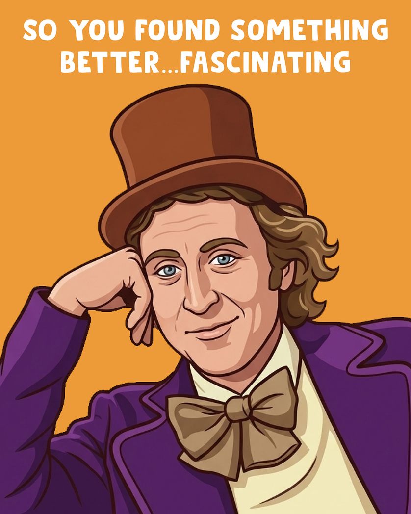 Card design "Golden Ticket - group leaving ecard"