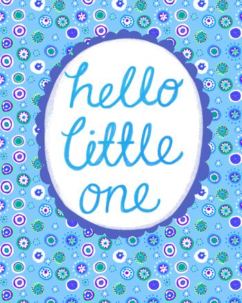 Use Ditzy Baby - group ecard