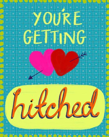 Use Two Hearts - group wedding ecard