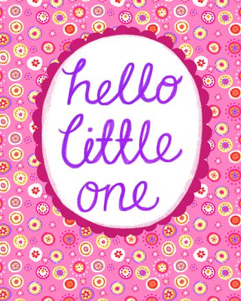 Use Ditzy Baby - group ecard