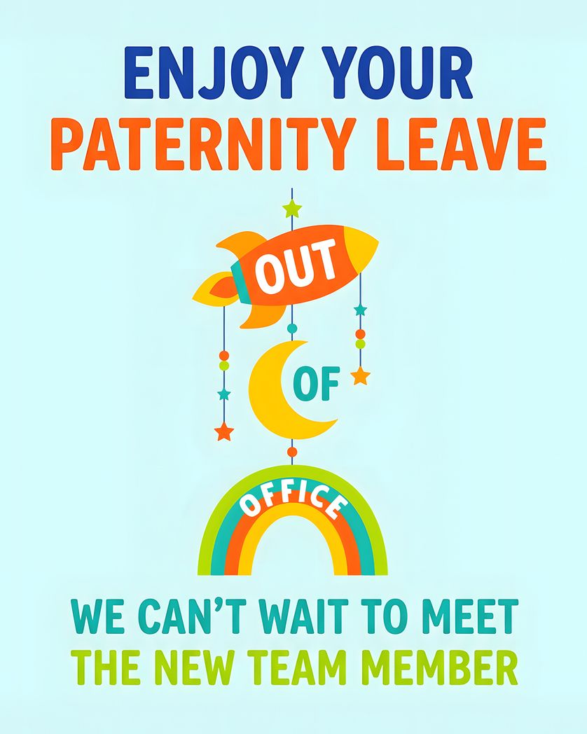 Card design "Dadmobile - group baby ecard"