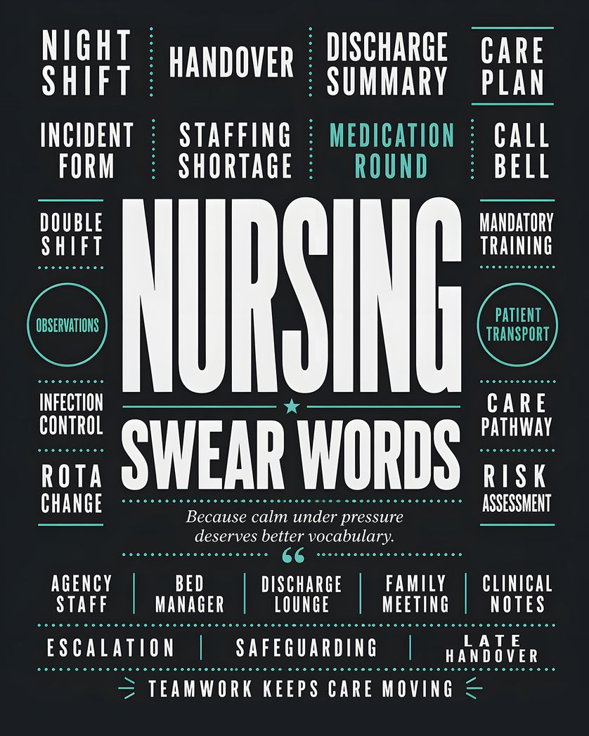 Card design "Nursing - group birthday ecard"