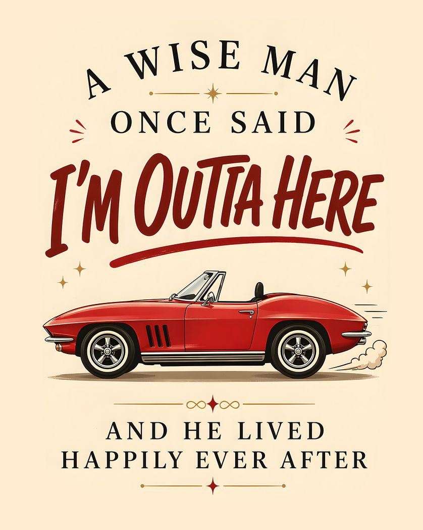 Card design "Wise words - group retirement ecard"