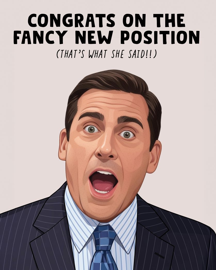 Card design "Saucy - group promotion ecard"