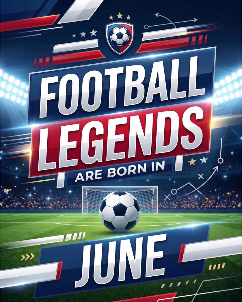 Card design "Footie lad - group birthday ecard"