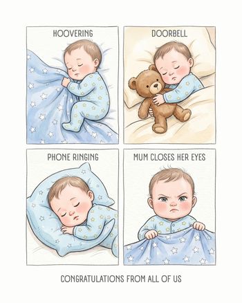 Use Sleepy Bubba - group baby ecard