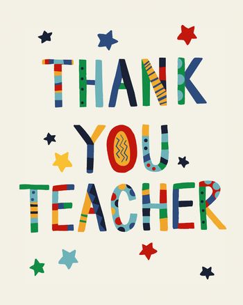 Use Scrappy thanks - group teacher ecard