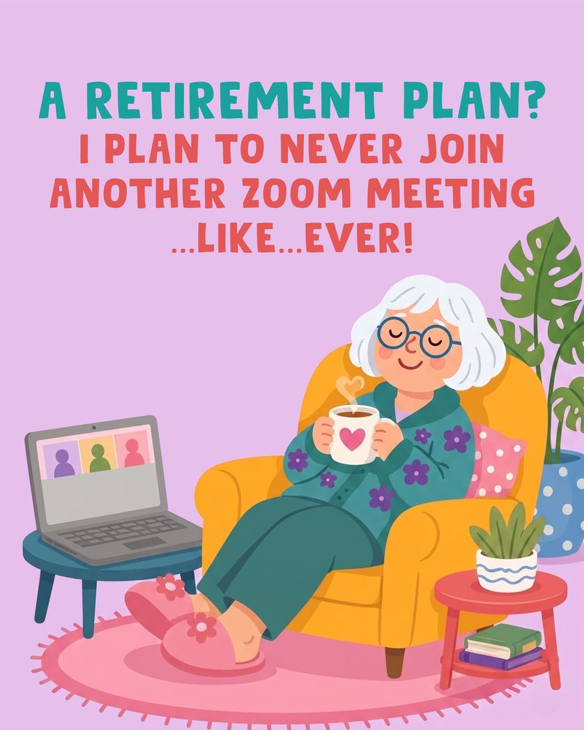 Card design "Retirement Plan - group retirement ecard"