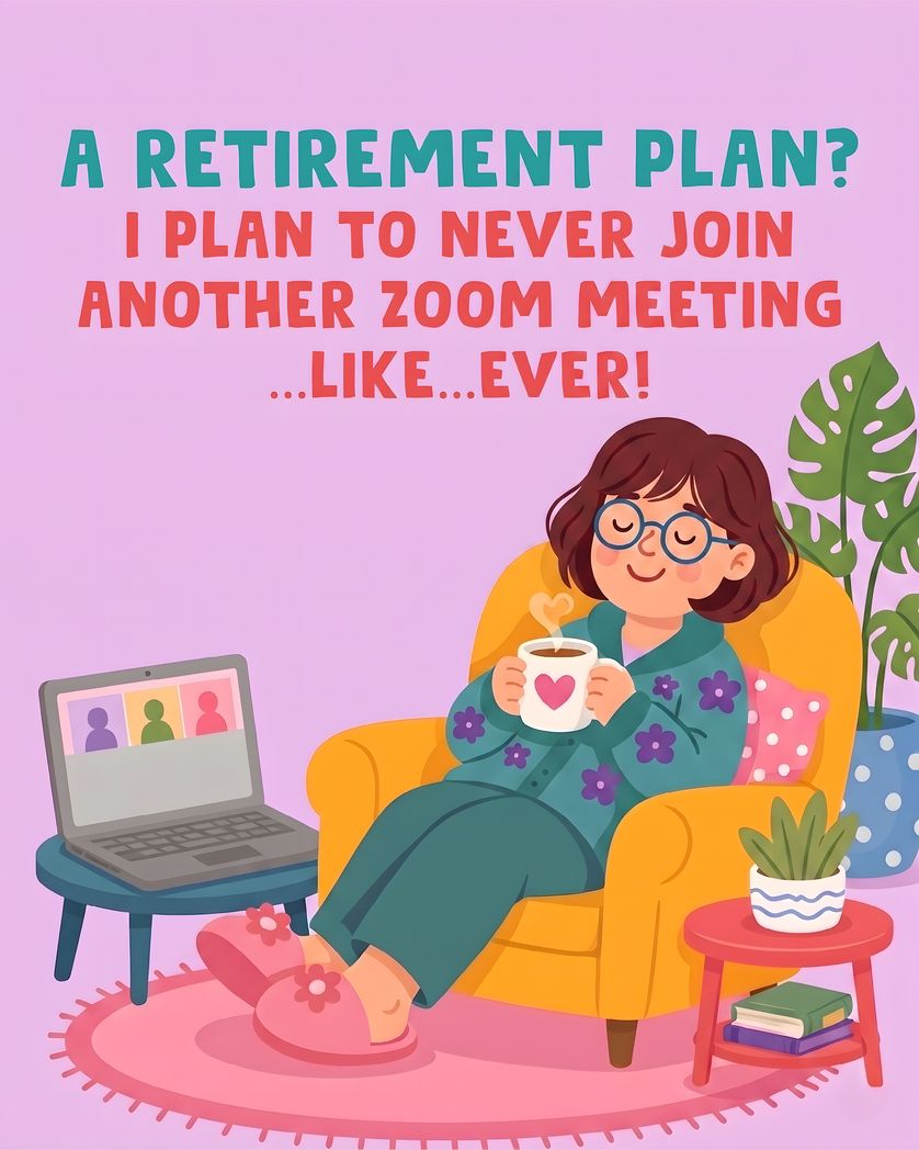 Card design "Retirement Plan - group retirement ecard"