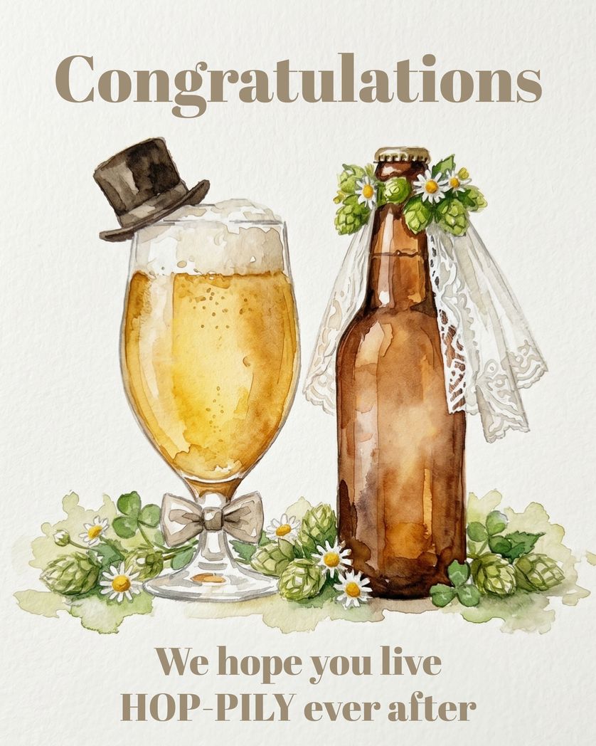 Card design "Ale do - group wedding ecard"