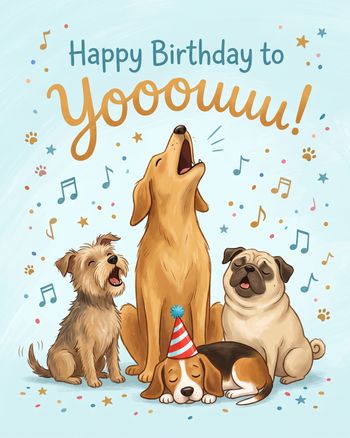 Use Howly Birthday. - group ecard