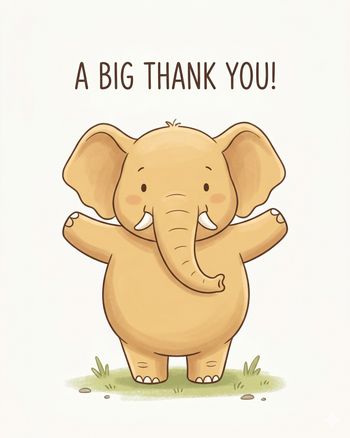 Use Jumbo thanks - group thank you ecard
