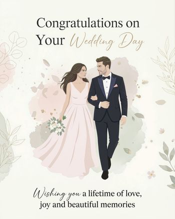 Use Happy Couple - group wedding ecard