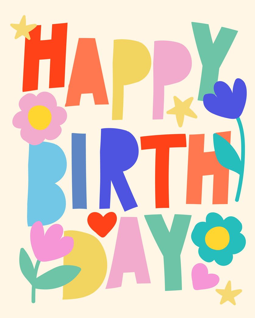 Card design "Papercut wishes - group Birthday ecard"