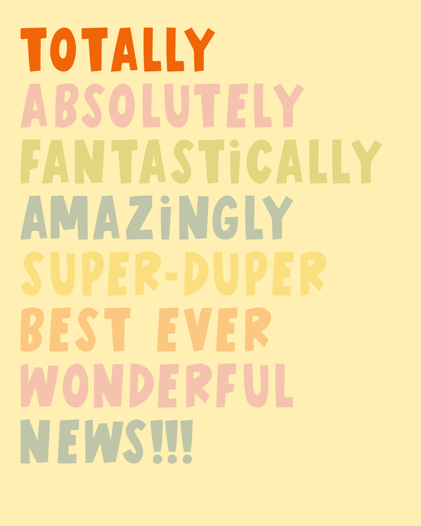 Card design "Lots of ways to say - group congrats ecard"