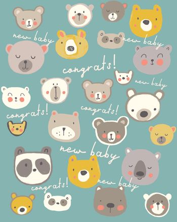 Use Cubbies - group baby ecard