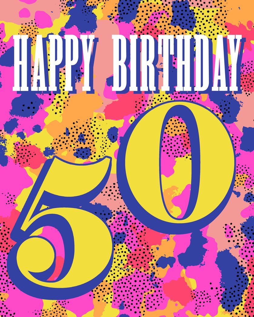 Card design "Bright Milestone"