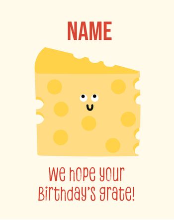 Use Grate guy - group birthday ecard