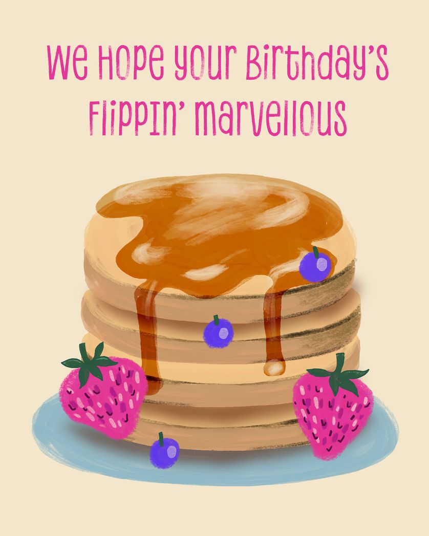 Card design "Stacks of fun - group birthday ecard"
