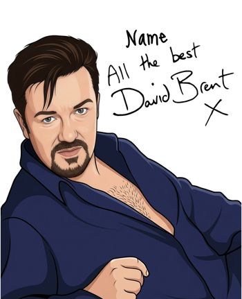 Use Signed by Brent - group birthday ecard