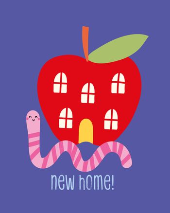 Use Worm house - group new home ecard