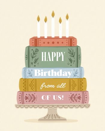 Use Cake book - group birthday ecard