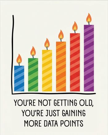 Use Bar Chart - group birthday ecard