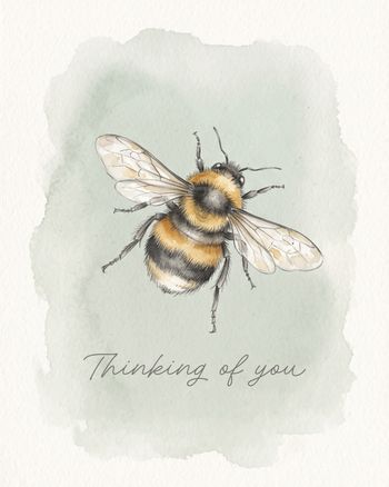 Use Bumble bee - group thoughts card
