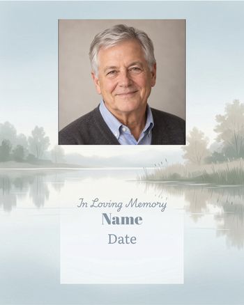 Use Reflections - group memorial ecard