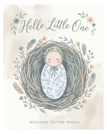 Use Baby Nest - group baby ecard